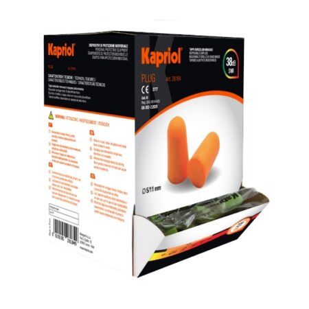 TAPPI AURICOLARI PLUG 100 pezzi KAPRIOL SNR 38dB
