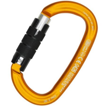 KONG OVALONE ALU TWIST LOCK - connettore automatico a 2 movimenti arancio + Digital Company Association