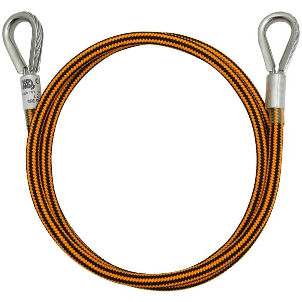 KONG WIRE STEEL ROPE - Ancoraggio mobile acciaio rivestito 1,2 Mt