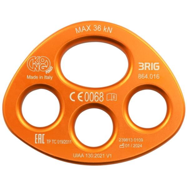 KONG 3RIG - Moltiplicatore di ancoraggio in alluminio